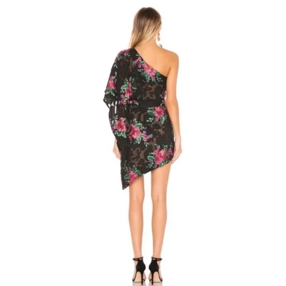 Michael Costello x REVOLVE Sasha Mini Dress in Fuchsia Floral 🌺 - Picture 3 of 13